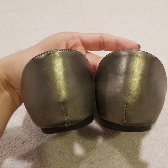 American Eagle Outfitters black and silver flats - Picture 4 of 5